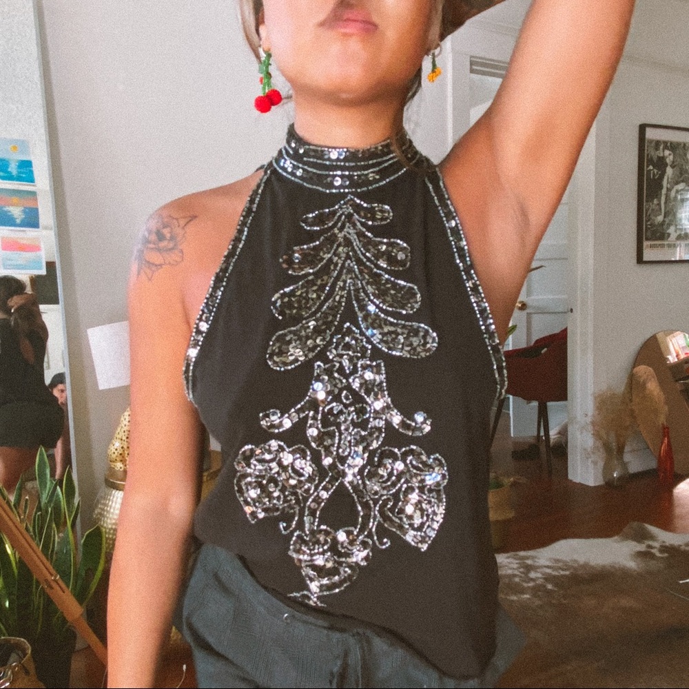 Urban Outfitters High Neck Top